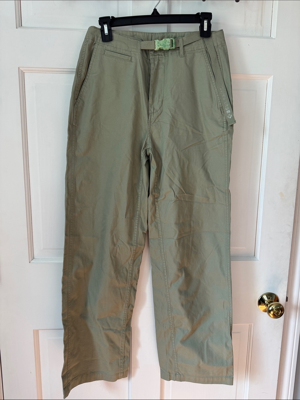 Converse Olive/Tan/Green Women's Chino Utility Pants with Built-In Belt